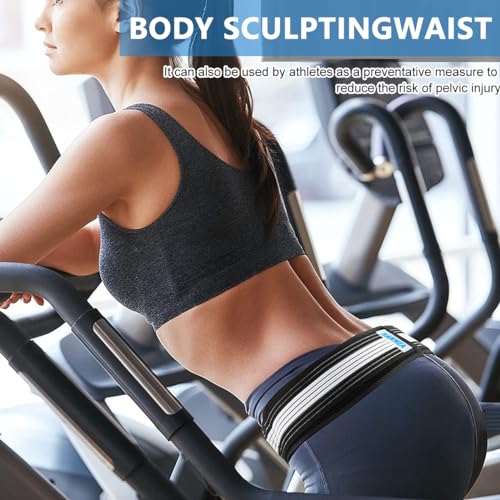 HANNEA® Sacroiliac SI Joint Hip Belt Lower Back Support Brace for Men and Women Hip Braces Pain Pelvic Trochanter Regular L140x9 2 PCS HANNEA® Sacroiliac SI Joint Hip Belt Lower Back Support Brace for Men and Women Hip Braces Pain Pelvic Trochanter Regular L140x9 2 PCS